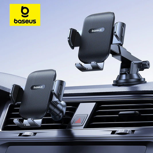Baseus Support De Téléphone De Voiture Ventouse Pour Tableau De Bord Pare-Brise Support De Téléphone Portable De Voiture Pince Pour Iphone Pro Xiaomi Huawei Samsung