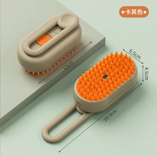 Nouveau Peigne De Pulvérisation Pour Animaux De Compagnie Pour Chats Et Chiens Peigne D'Épilation De Jet Électrique Pour Animaux De Compagnie Brosse De Massage Anti-Vol De Pulvérisation À Une Clé, Massage Propre
