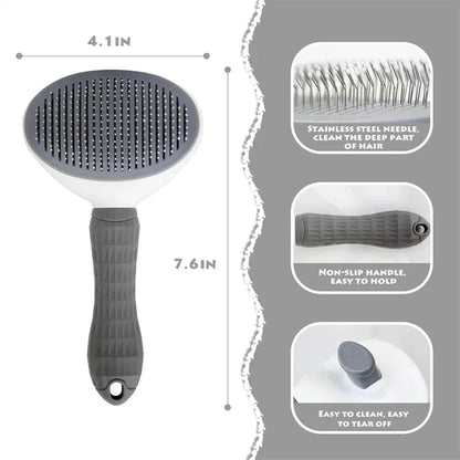 Peigne Autonettoyant Pour Animaux De Compagnie, Brosse Pour Chat, Épilation Pour Animaux De Compagnie Slunicef, Brosses De Toilettage Pour Chats, Accessoires Pour Chiens