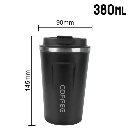 Tasse À Café Thermo Café Tasse Thermos De Voiture 380/510ML Tasse Thermo De Voyage Anti-Fuite Pour Thé Eau Café Double Acier Inoxydable