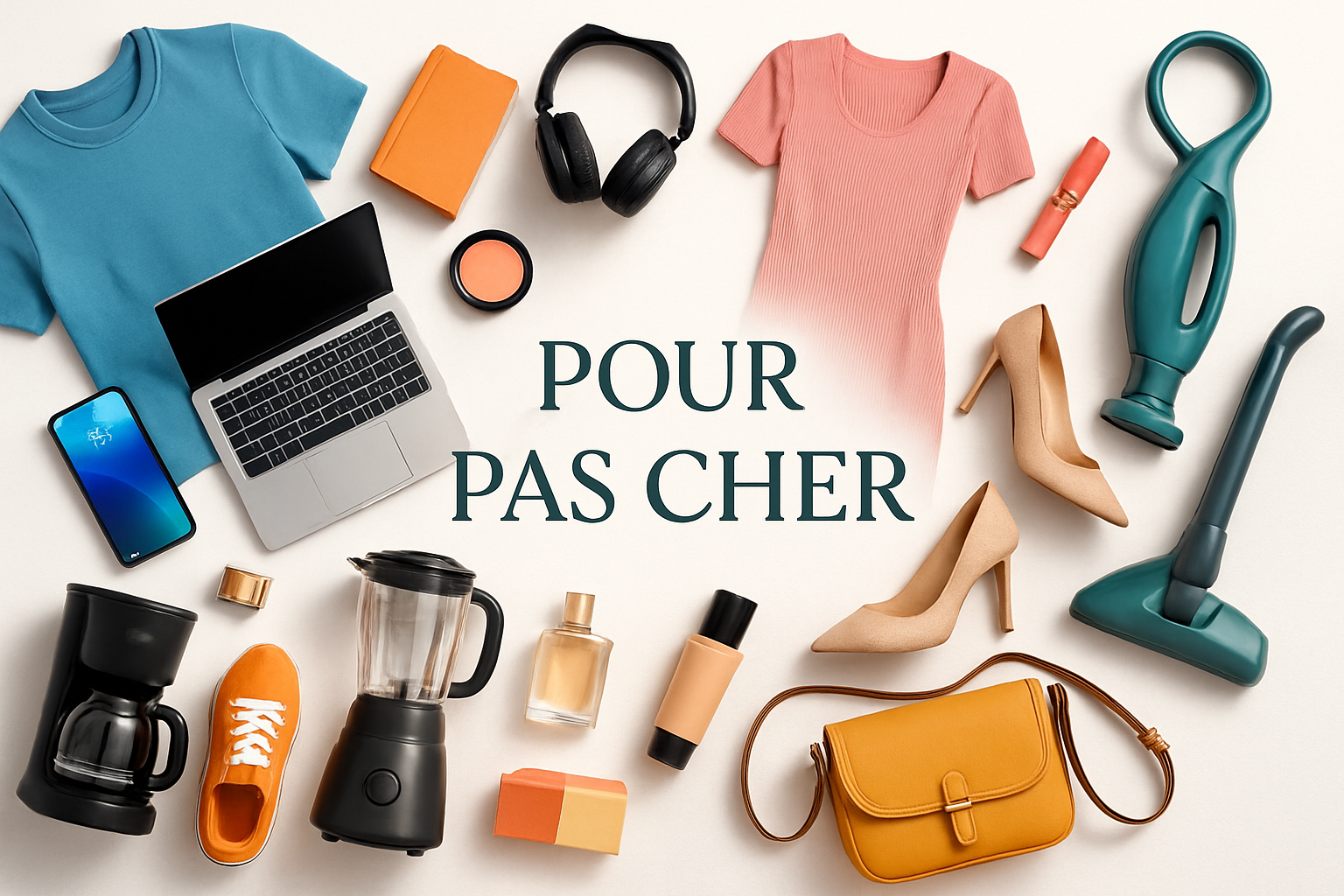 mets la phrase 'Pour Pas Cher' en plus petit 